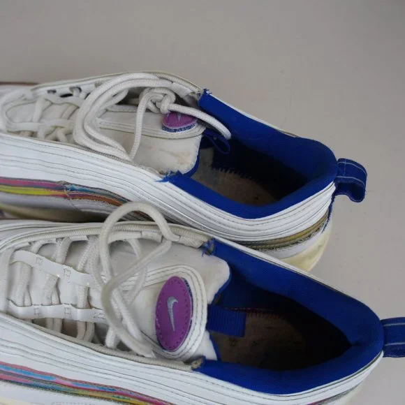 Nike Womens 9 Air Max 97 Se Running Womens Casual Shoes Cw2456-100 - Picture 5 of 8
